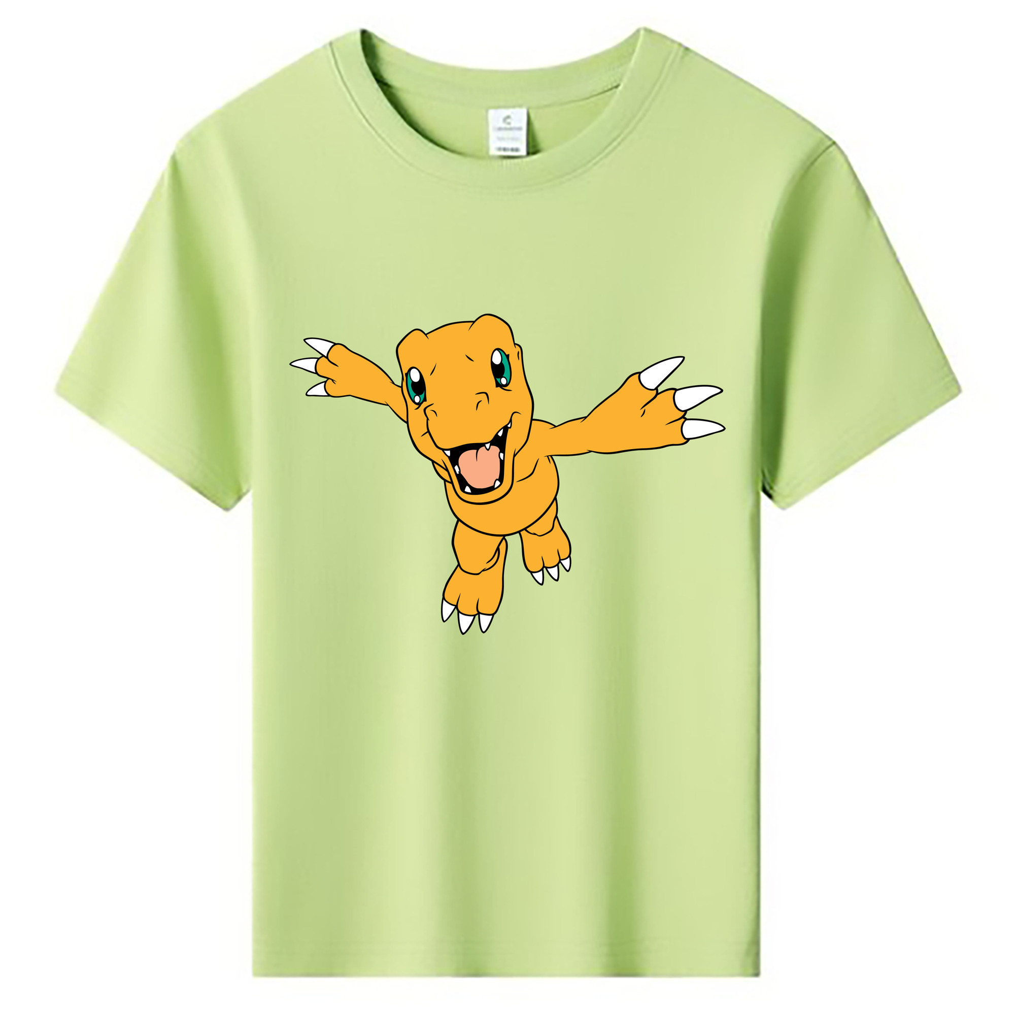 （画像用） Digimon デジタルモンスター/デジモン 綿100％キッズTシャツ（フロントプリント）